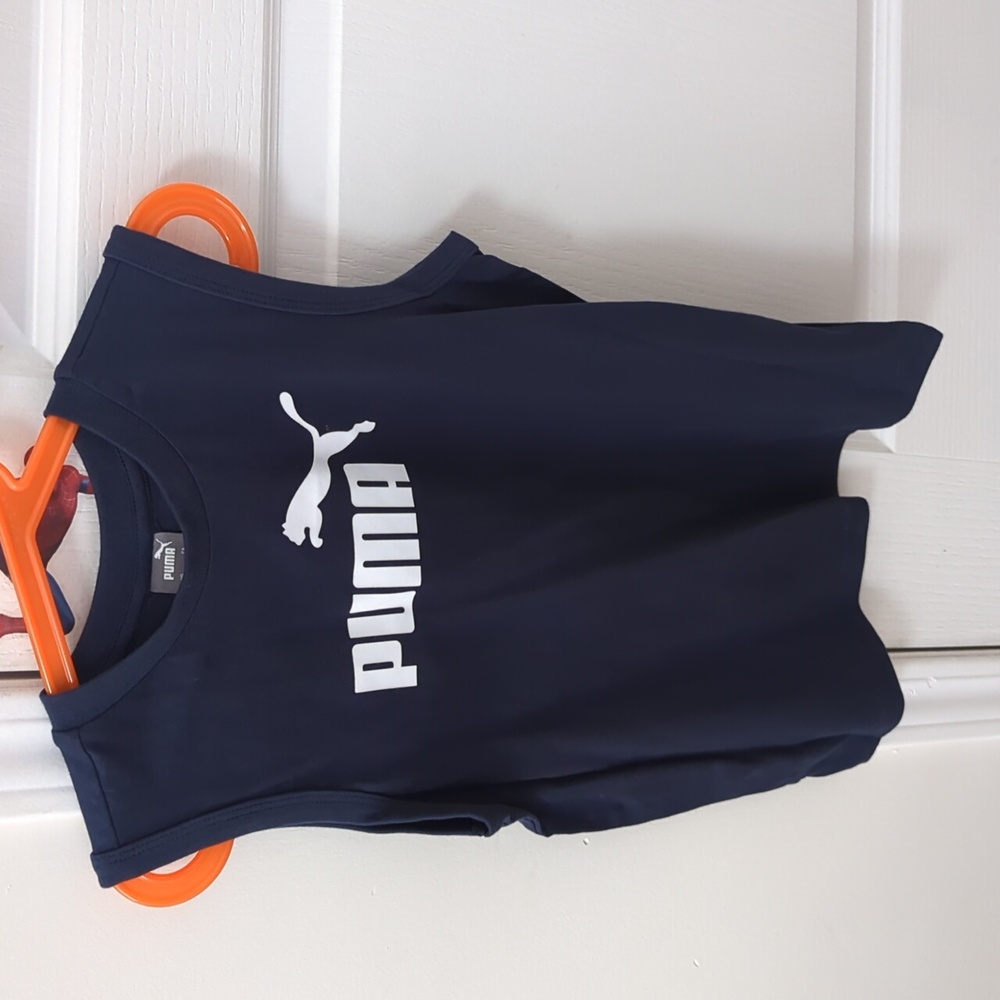 NWOT Boys Puma Navy Sleeveless Tank Top